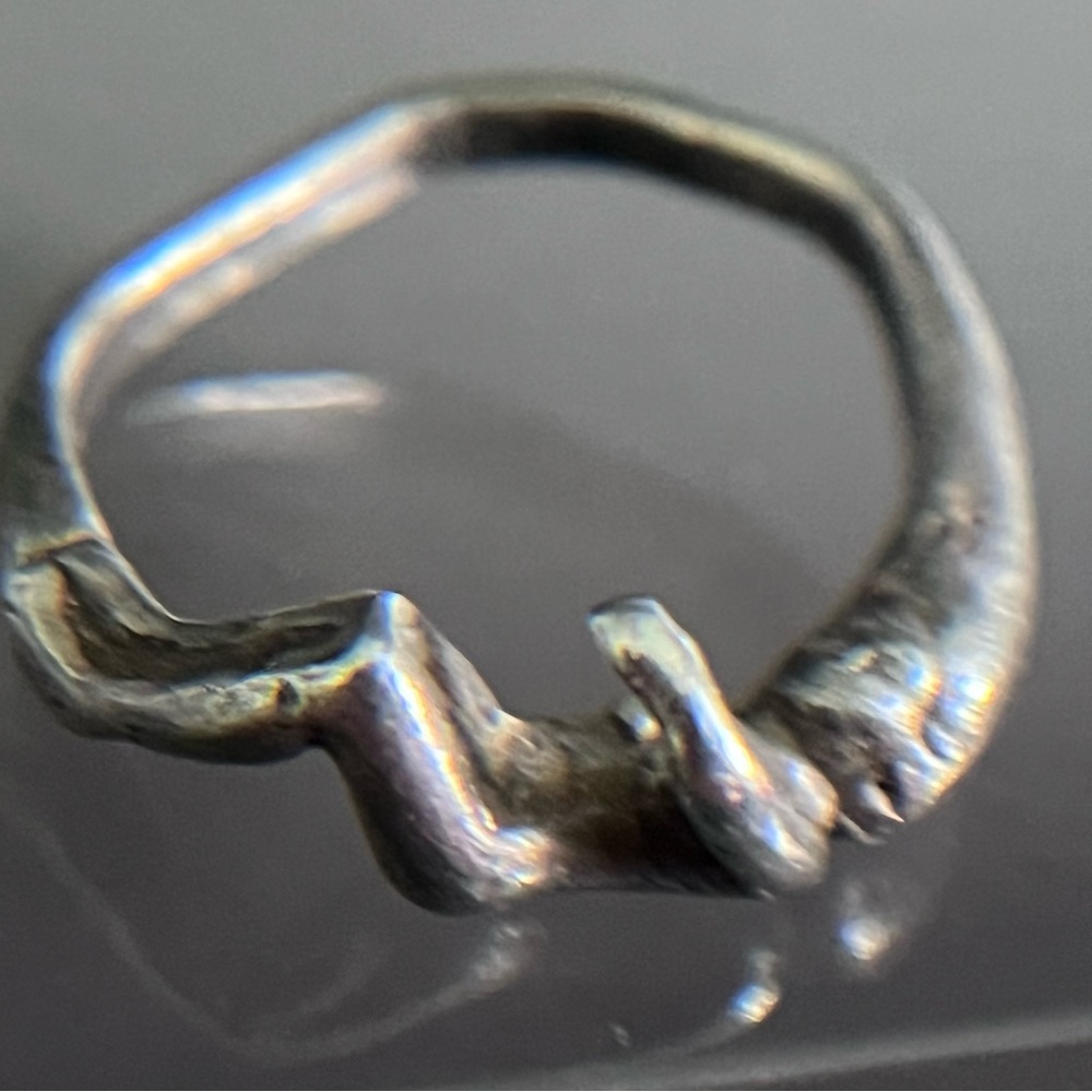 Sterling Silver Female Figure Ring - Picture 7 of 10